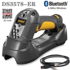 Symbol DS3578-ER scanner di codici a barre wireless 1D/2D con cavo e batteria base e USB - Foto 1 di 7