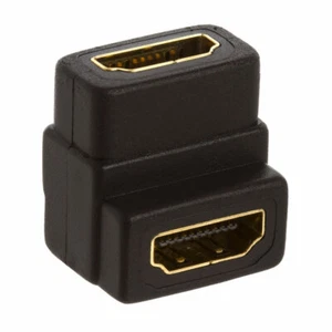 HDMI auf HDMI Kupplung Buchse - 90 Grad vergoldet 110-N - Bild 1 von 1