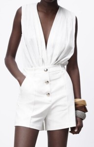 Las mejores ofertas en Pantalones cortos sólido blanco Zara para De mujer |  eBay