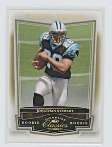 JONATHAN STEWART 2008 DONRUSS CLASSICS - TIMELESS TRIBUTES GOLD ROOKIE PANTHERS - Picture 1 of 2