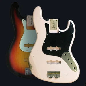FRANCHIN Uranius bass body Relic Aged 100% Nitro Alder J-Bass type*MADE TO ORDER - Imagen 1 de 58