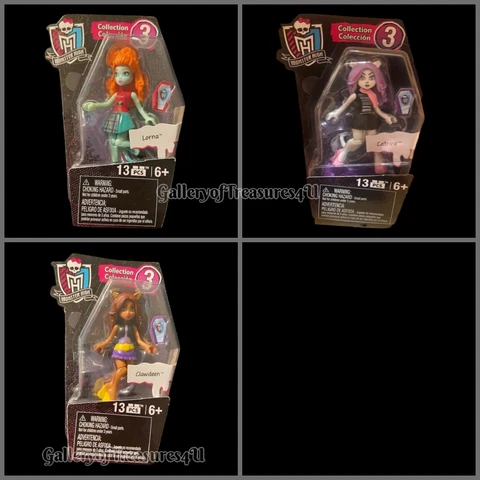 Monster High Mega Bloks Collection 3 Clawdeen Wolf or Lorna McNessie Construx S3 Cover