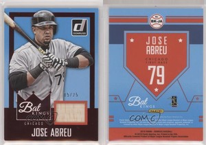 2016 Panini Donruss Bat Kings Red /25 Jose Abreu #BK-JA