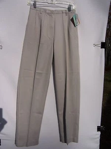 Collection by Cherokee Women’s Oyster Cream Micromove Pants Size 6 NWT - Picture 1 of 10