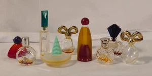 Vtg. Decorative Mini Perfume Bottles-Chloe,Scherrer,Tribu,Elizabeth Taylor,Molto - Picture 1 of 10