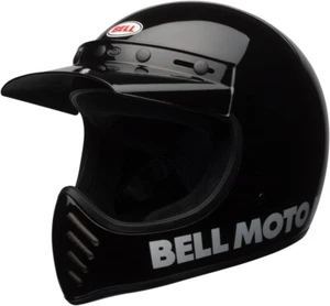 ✅ Casco integrale BELL MOTO-3 Taglia S colore NERO CLASSIC HELMET - Foto 1 di 6