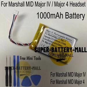 1000mAh Akku Ersatz für Marshall MID Major IV Marshall Major 4 Headset - Bild 1 von 2