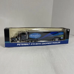SpecCast 32905 PPG Starphire 1:64 Peterbilt 379 W/ Dropbed Trailer Die Cast - Picture 1 of 19