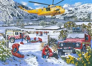 Mountain Rescue Brand New 1000 House of Puzzles HOP Jigsaw Puzzle - Picture 1 of 3