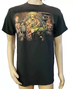 Freddy Krueger, Jason, Michael Myers, Chucky, T-Shirt Playing Poker Cards NWT # - Picture 1 of 9