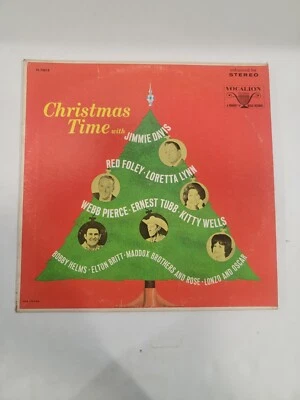 Christmas Time w/ Jimmy Davis, Red Foley, Loretta Lynn, & Others Vinyl Album LP - Image 1 of 4