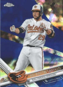 WELINGTON CASTILLO 2017 TOPPS CHROME SAPPHIRE EDITION #384 ONLY 250 MADE - Picture 1 of 2