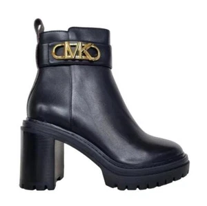 Michael Kors zapatos de cuero botín 4OF2PKME7L negro marrón - Imagen 1 de 1