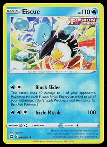 Pokemon SWSH09: Brilliant Stars 044/172 Eiscue Non-Holo Rare - Picture 1 of 2