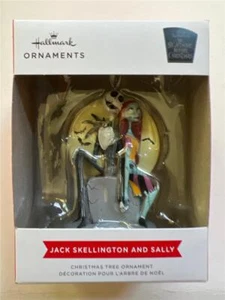 NEW Hallmark 2022 Nightmare Before Christmas JACK SKELLINGTON & SALLY Ornament - Picture 1 of 3