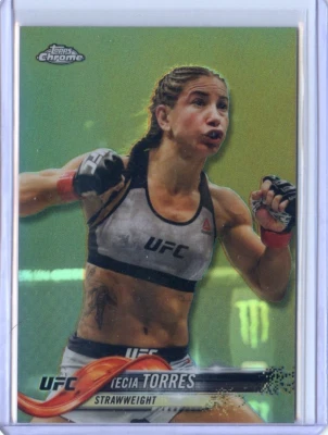 2018 Topps UFC Chrome Refractor Parallel #48 Tecia Torres - Strawweight - Image 1 of 3