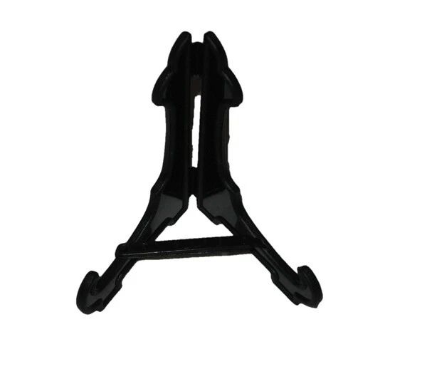 Caja de 20 soportes de exhibición de tarjetas coleccionables de béisbol plegables negros BCW accesorios Foto 1 de 1