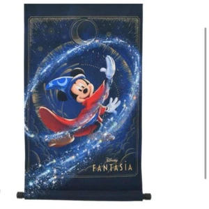Disney Store Mickey Walt Fantasia 2000 25th anniversary LED tapestry New - Picture 1 of 3
