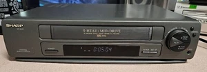 SHARP VC-A542U 4 Head Mid-Drive 19 Micron AI Picture VCR - Works Good - Picture 1 of 5