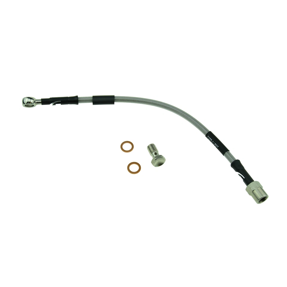 BMW R100RS poste 11/1986 Acero Inoxidable Goodridge Manguera Delantera Freno Superior Foto 1 de 1