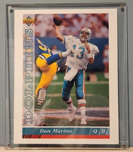 1993 Upper Deck Dan Marino #139 Limited Edition 955/2500 Dolphins Jumbo Card - Picture 1 of 7