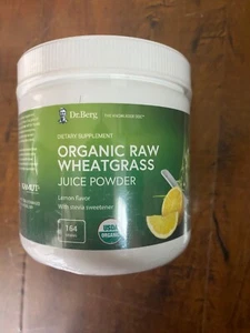Dr Berg's Raw Organic Raw Wheatgrass Juice Powder 60 Servings, Non GMO Lemon Fla - Picture 1 of 1
