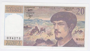 (FR1) Billet France Debussy 1983, W.010 n°034273, Neuf, Cote 150 Euros lartdesge - Picture 1 of 2