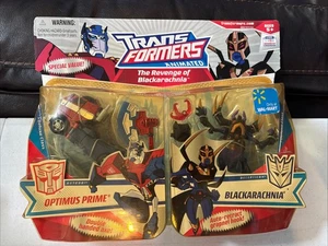 Transformers Animated The Revenge of Blackarachnia-Optimus Prime vs Blackarachni - Imagen 1 de 4