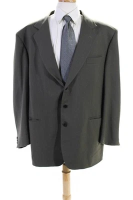 Example By Missoni Mens Wool Long Sleeve 3 Button Mid Length Blazer Brown Size L - Image 1 of 4