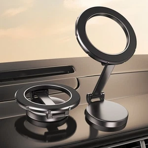 Support Voiture Magnétique Réglable pour Téléphones Compacts Design Sûr et - Photo 1 sur 14