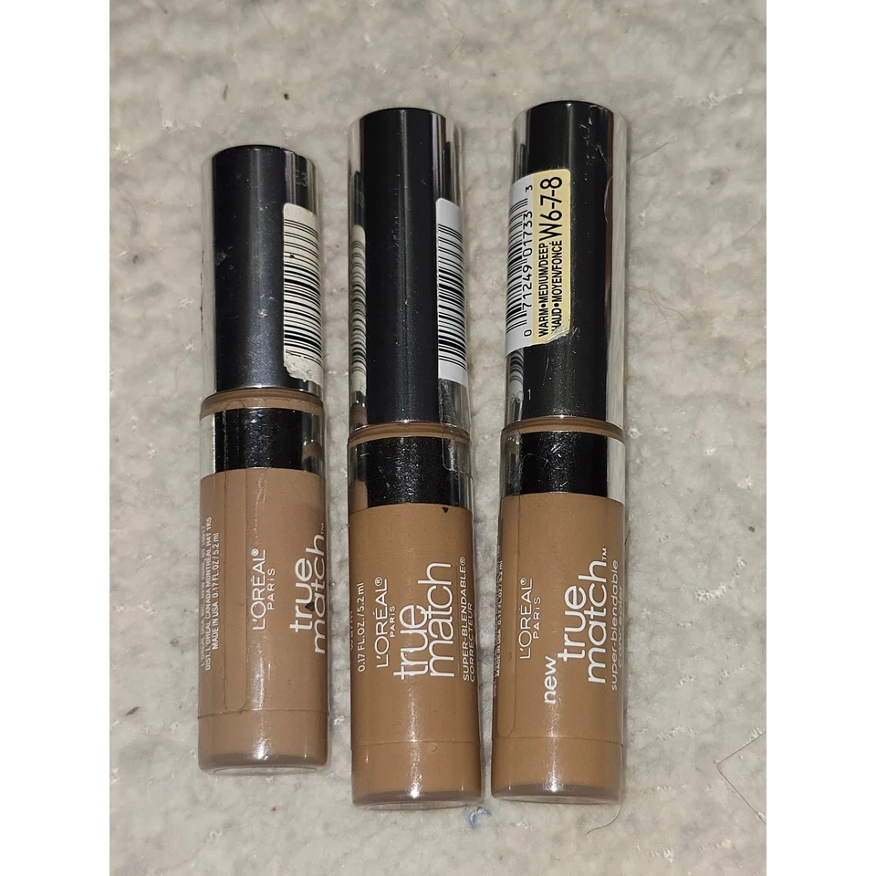 L'Oreal True Match Concealer Warm Medium Deep W6-7-8 Super Blendable .17oz - Image 1 of 4
