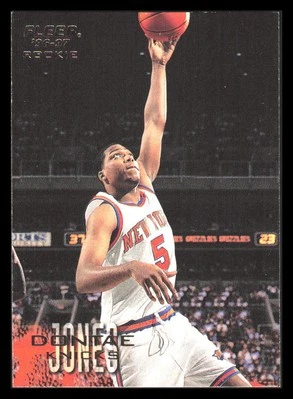 1996-97 Fleer #256 Dontae' Jones Rookie Basketball Card - Image 1 of 2