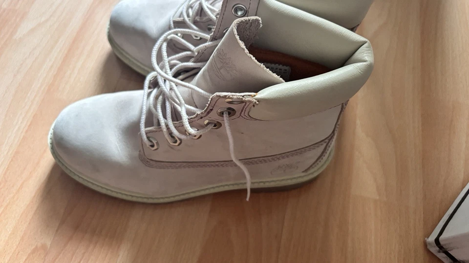 Pastel Pink Timberlands Boots Size 5 - Image 1 of 3