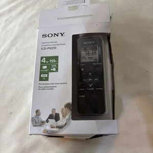 Sony PX Series ICD-PX370 Mono Digital Voice Recorder Tested Working W/box - Picture 1 of 5