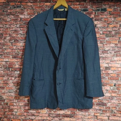  Donna Karan Couture 男式西装 44R 西装夹克复古良好 + 意大利制造 — 第 1/4 张图片