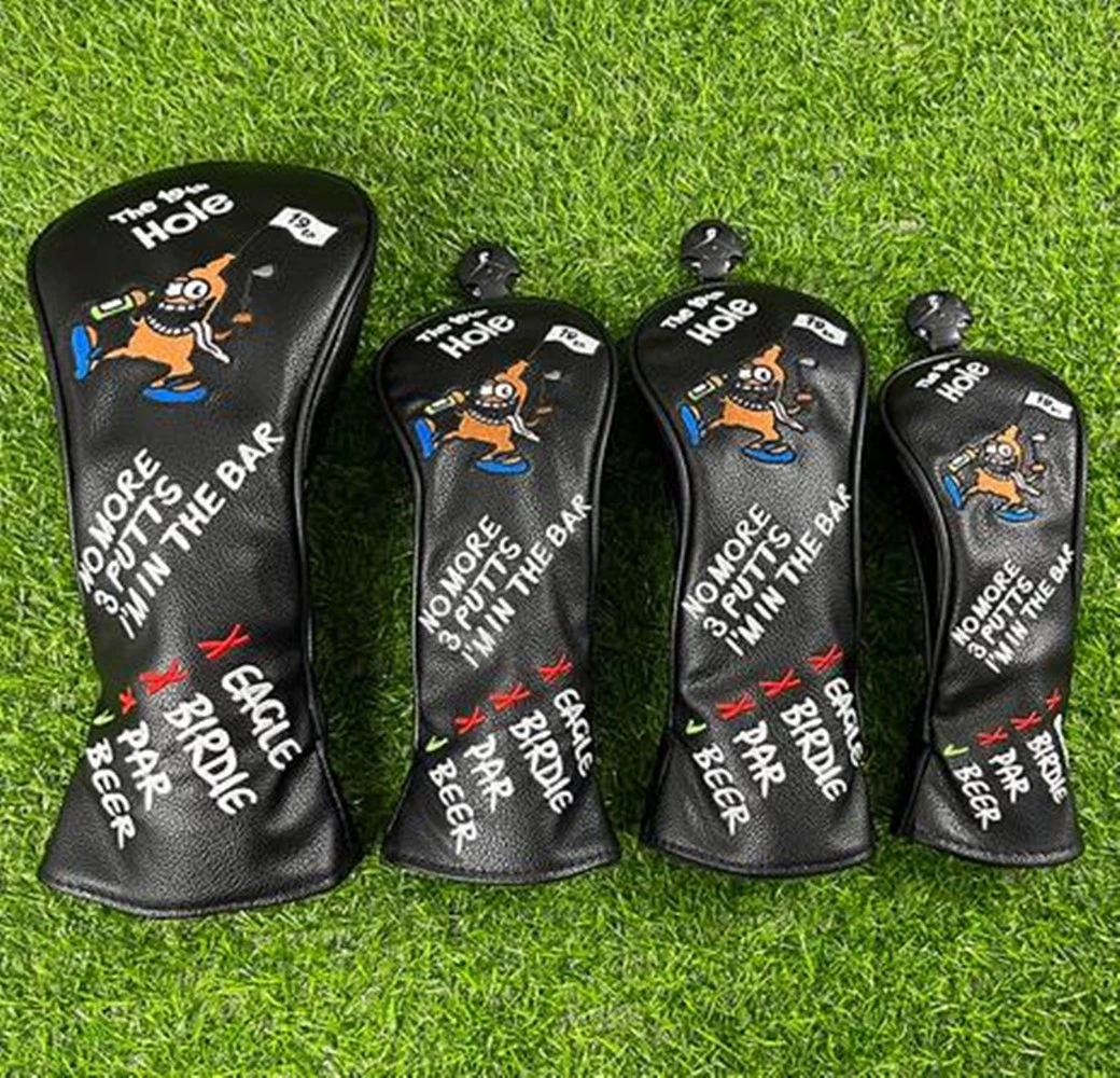 Driver Head Cover Aus PU-Leder – Golfschlägerhaube Für Fahrer, Originelles Golfgeschenk