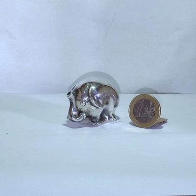 Statuina Placcata Argento - Num. 6 - Elefantino - Immagine 1 di 4