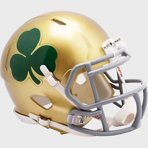 Auténtico mini casco de fútbol americano NOTRE DAME FIGHTING IRLANDÉS NCAA Riddell SPEED - Imagen 1 de 1