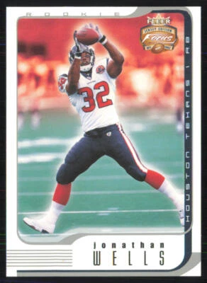 Jonathan Wells 2002 Fleer Focus Jersey Edition #128 SN,RC Houston Texans - Image 1 of 2