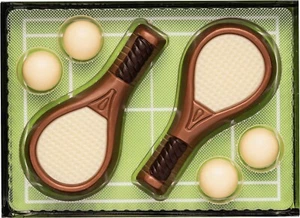 Weibler Confiserie Schokoladen Geschenkpackung Tennis 65 g