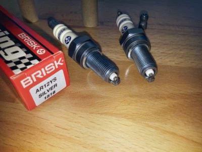 2 bujías de actualización plateadas BRISK YS se adaptan a: Suzuki SV1000,S y2003-2008 Foto 1 de 4