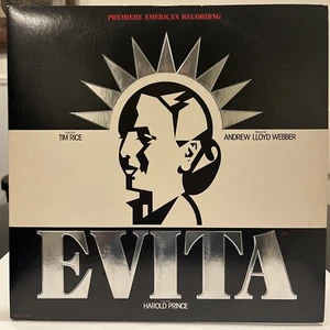 Evita-Musical Sntdtrk 2xLP Gatefold Vinyl, Andrew Lloyd Weber, Complete, VG+ - Foto 1 di 7