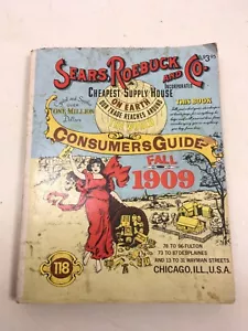 Sears Roebuck And Co. Consumers Guide Fall (1909) Reprint Vintage 1970's - Bild 1 von 4