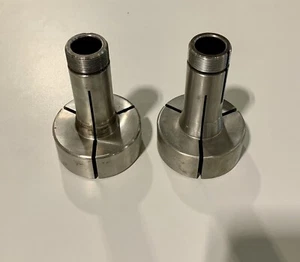 Lot of 2 Lyndex Nikken 5C 3” Step Collet 550-003 Excellent Condition - Picture 1 of 5