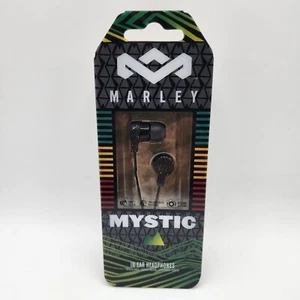 House of Marley Mystic Corded In- Ear Buds Black NEW Open Box. - Picture 1 of 12