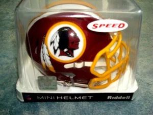 RARO MINI CASCO WASHINGTON REDSKINS RIDDELL - Imagen 1 de 7