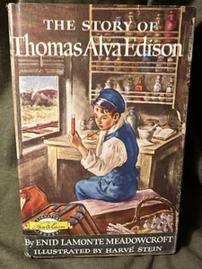 The Story Of Thomas Alva Edison. Grosset & Dunlap (New York, 1952). - Picture 1 of 24