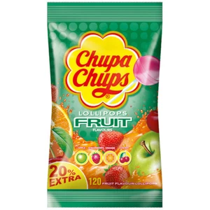 Chupa Chups Caramelle Alla Frutta 120 Lollies In Sacchetto Di Ricarica 1440g - Foto 1 di 1