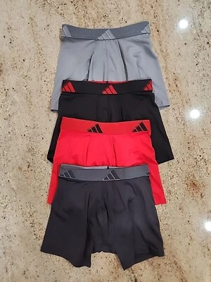 New Boy's ADIDAS Set Of 4 Aeroready Stretch Boxer Briefs size S(6-8) - Image 1 of 2