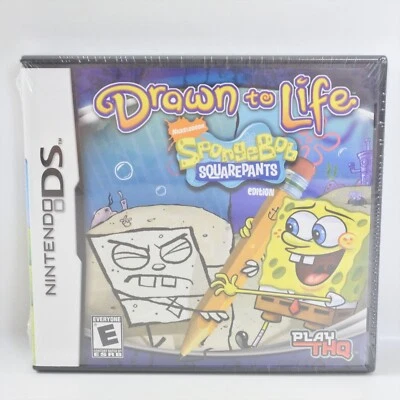 SPONGEBOB Drawn To Life US Version Brand NEW Nintendo DS 2074 nds - Image 1 of 4